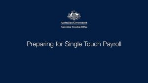 preparing for single touch payroll